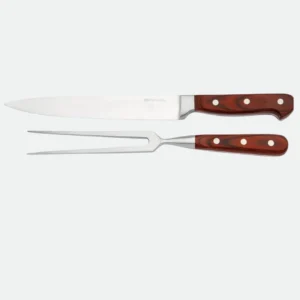 Jogo de 2 peças com Faca e Garfo em Inox Forjado - Fracalanza