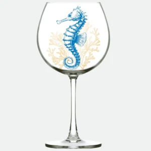 Taça Gin Alta Resistência Ocean 650ml St. Tropez Cavalo Marinho