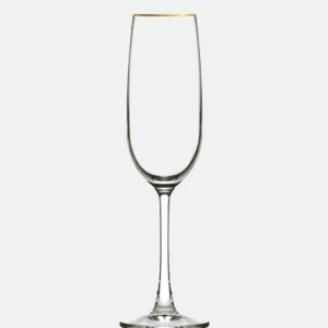 Taça Champanhe Alta Resistência Ocean 210ml Gold