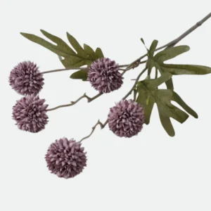 Haste Crisântemo c/ 5 Flores 51cm Mauve Outonado