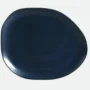 Prato Raso Oval Orgânico Night Blue 31x24x2,5cm - Porto Brasil