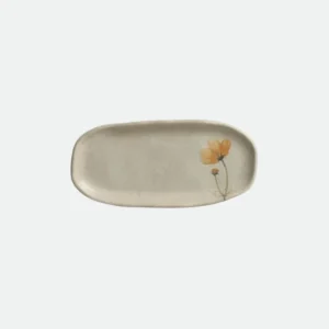 Travessa Oval Rasa Mini Orgânico Campestre 16,5x8cm - Porto Brasil