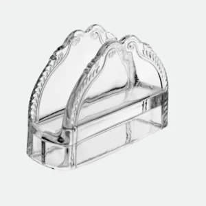 Porta Guardanapos de Cristal Ecológico Imperial 13cm x 4cm x 9cm - Lyor