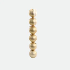 Bola fosca tubo c/ 06 und. ( Champanhe) 8cm - Florarte