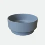 Cachepot de cerâmica fosca 23 cm Azul