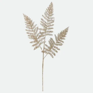 Galho Folha Natal 75cm Nude
