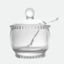 Açucareiro de Cristal com Colher Pearl 200ml - Wolff