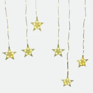 Cortina de Led Estrelas c/222 Leds  3X1,20M Bivolt