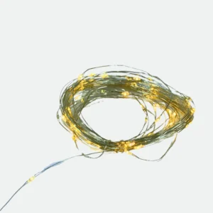 Cordão Fio de Fada c/100 Leds  Branco quente 10 metros Bivolt