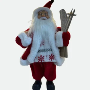 Papai Noel Natal em Pé Vermelho e Branco 30cm - Florarte