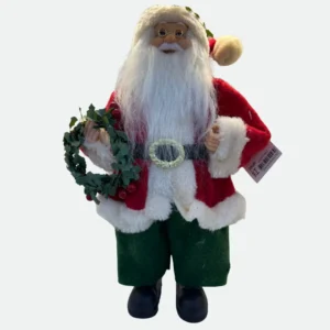 Papai Noel 30cm Vermelho e Verde - Florarte