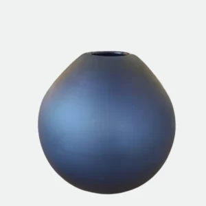 Vaso Decorativo Vidro Azul 20cm Florarte