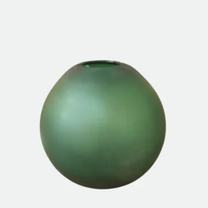 Vaso Decorativo Vidro Verde 20cm Florarte
