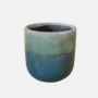 Cachepot Cerâmica Verde e Azul 16,5 Diâmetro - Florarte