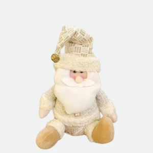 Boneco Natal Papai Noel (Champanhe) 35Cm - Florarte