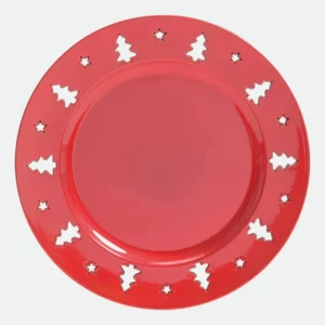 Sousplat De Polipropileno Arvore (Vermelho)