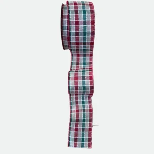 Fita Aramada Natalina Xadres 6,3cmx9,14m