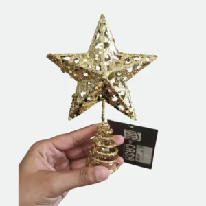 Ponteira Estrela Dourada 17Cm