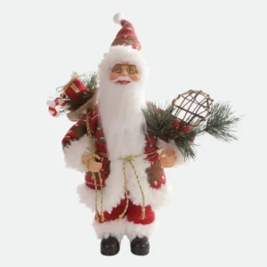 Papai Noel Natal Em Pé 30Cm