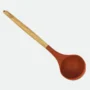 Concha de Silicone Cucina com Cabo em Madeira A30,5Cm Terracota Fracalanza