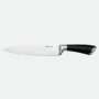 Faca Do Chef Hanzzo Em Aço Inox 2,5mm Com Cabo Preto