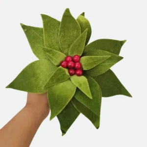 Haste Bico Papagaio Natal Aveludado (Verde)