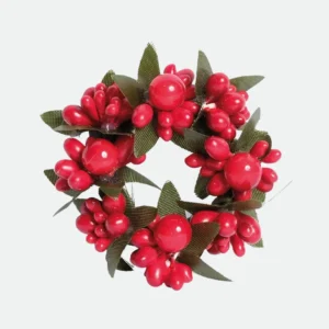 Porta Guardanapo Berry Mini Guirlanda 6cm (Vermelho)