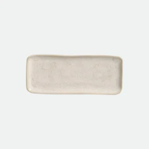 Travessa Retangular P Organico Latte 22X9,5cm