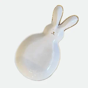 Petisqueira Branca Coelho 18Cm