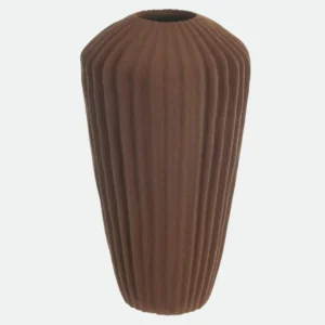 Vaso Decor Porcelana (Terracota) 40cm 14,5cm diâmetro