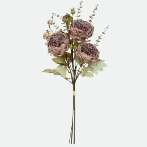 Buquê Peônia (Mauve Outono) 60cm
