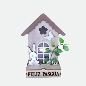 Casinha Decorativa C/Led 18,5cm