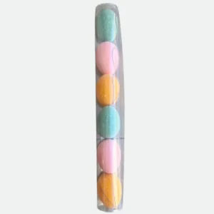 Ovos de Páscoa Decorativo Tubo c/06 unidades - 8cm