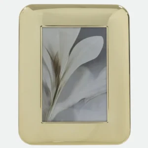 Porta Retrato 10x15 Metal Infinity Dourado 19,8X15,8X3cm
