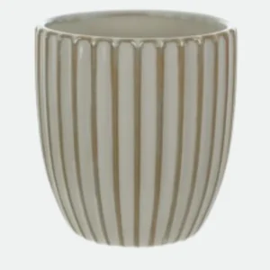 Cachepot Ceramica Bege 12Cm