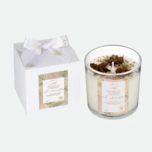 Vela Perfumada 175g Bamboo Verde - Flora Vie