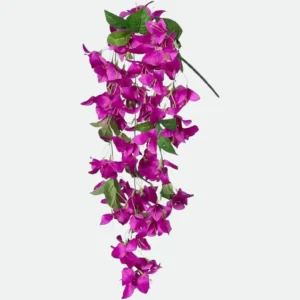 Hastes De Flor Bougainville Decoração Artificial Toque Real 75cm - Púrpura