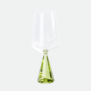 Taça Diamante c/ Pé Verde 600ml