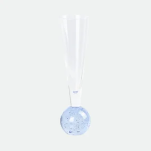 Taça Flute Champanhe Bubble  Azul 200ml