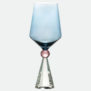 Taça Para Vinho Prisma Azul 620ml