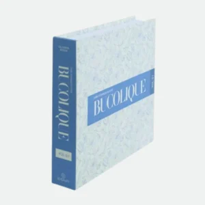 Caixa livro em MDF Bucolique Azul 30X30 cm