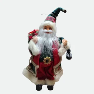 Papai Noel Vermelho e Verde 30cm