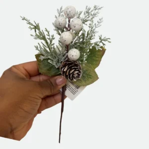 Pick Natalino Branco 25cm